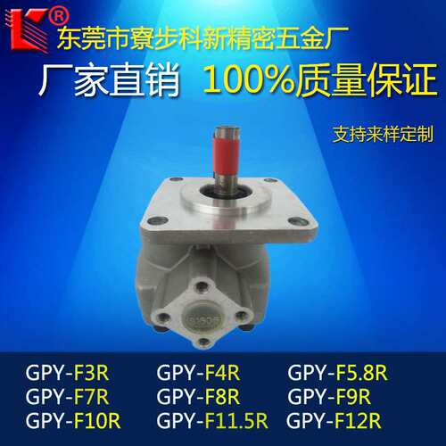 GPY-9R小型液压齿轮泵 微型高压齿轮油泵 GPY-10R油压泵厂家直销
