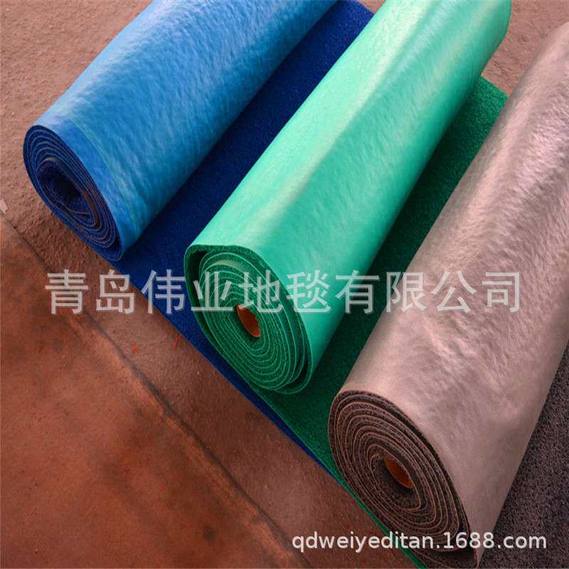 PVC丝圈脚垫可裁剪地毯家用地垫宝丽美卫生间服务区防滑垫