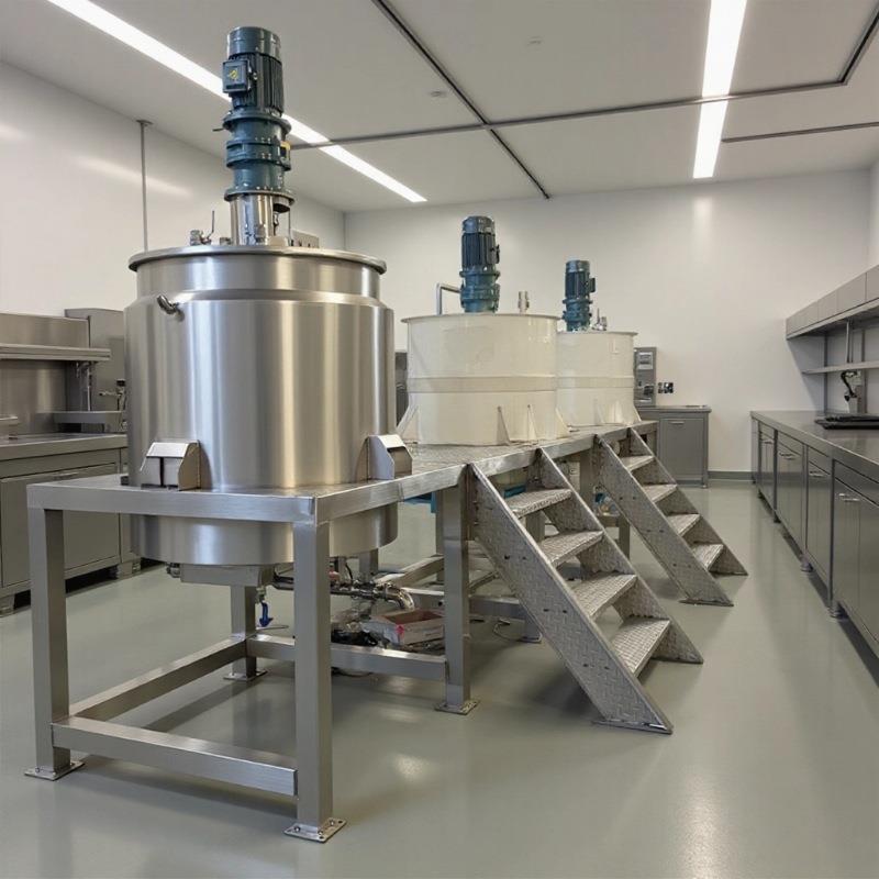 供应成都新材料液体搅拌机化工原料涂料胶水搅拌机双层加热冷却罐