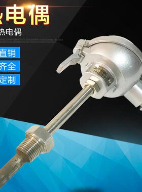 水泥电厂耐高温耐磨热电偶WRNN230钴铬钨合金高温K型铠装热电偶