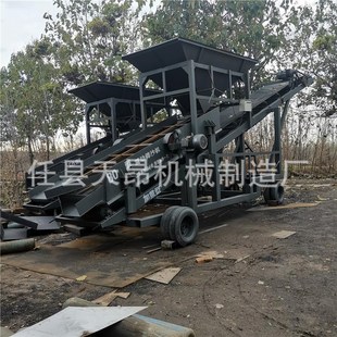 振动筛分机选矿设备2470振筛机直线震动筛选机大型移动式 圆振动筛