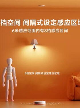 已接入米家APP智能远程移动感应开关海凌科LD2410C人体存在传感器