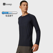 Keep健身T恤男吸湿速干coolmax亲肤透气户外休闲运动通勤健身衣
