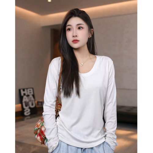 SOURWZZI/所姿天丝羊毛百搭简约轻奢时尚休闲女士打底SZ-S7735