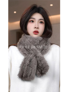 SOURWZZI/所姿新款冬季百搭时尚保暖水貂围巾SZ-S09101