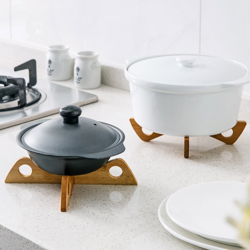 隔热垫楠竹十g字交叉锅架厨房防烫锅垫创意锅底支架座架碗垫餐桌