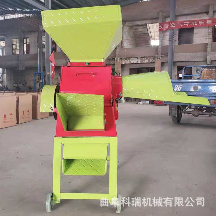 喂羊青贮牧草切草机 鲜草料加工铡草机 两相电干湿秸秆粉碎机