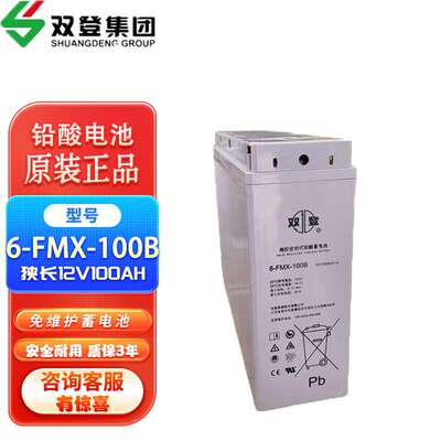 双登狭长铅酸蓄电池12V/6-FMX-100B/6-FMX-150B/6-FMX-200AH通信