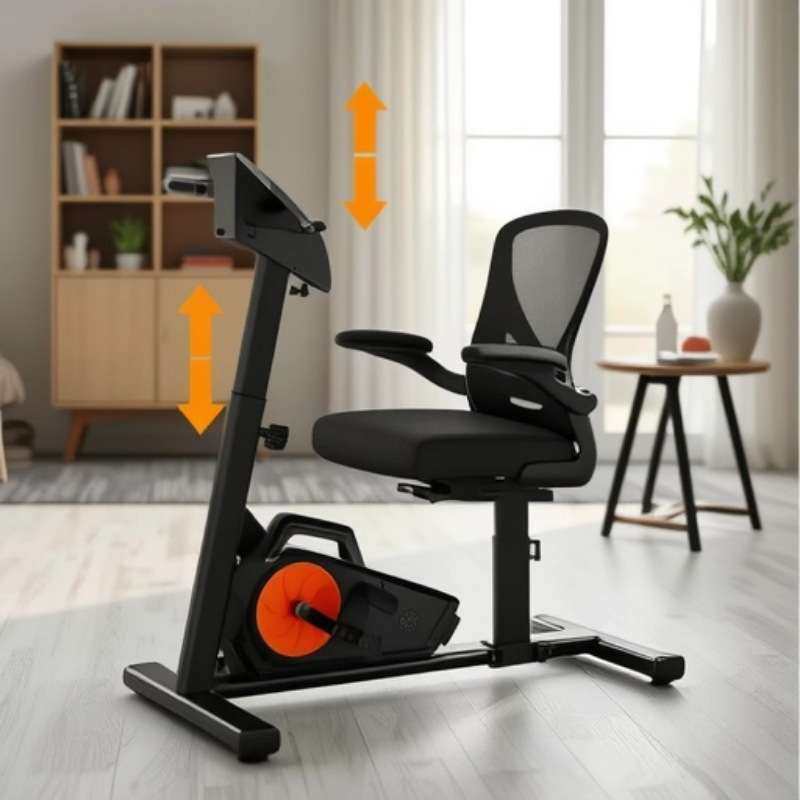 电动上下肢椭圆机手部腿部锻炼康复训练脚踏车带座椅中风复健器材