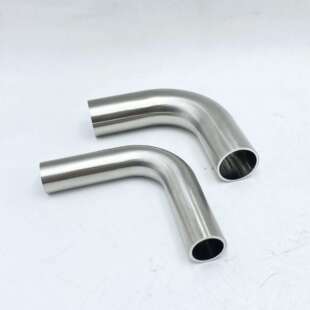 EP级不锈钢弯头三通大小头316L电解抛光管件英制加长3A自动焊