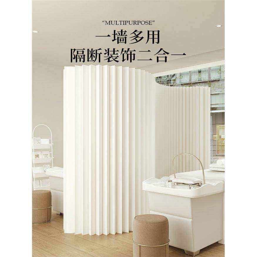 防水纸墙防潮屏风高隔断隔板商用办公展会展架空间拉伸造型