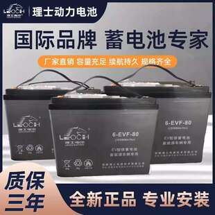 理士雷神蓄电池6-EVF-75 12V100AH新能源动力电瓶6v8V150安时原装
