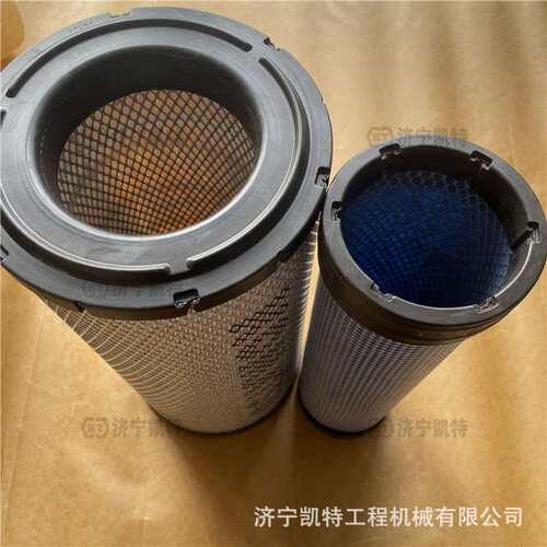 PC160LC-7挖机 空气滤芯 600-185-2500含内外双芯 纯正原装空滤