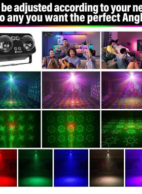 12W RGB Sound Activated Stage Light,LED Party Lighting