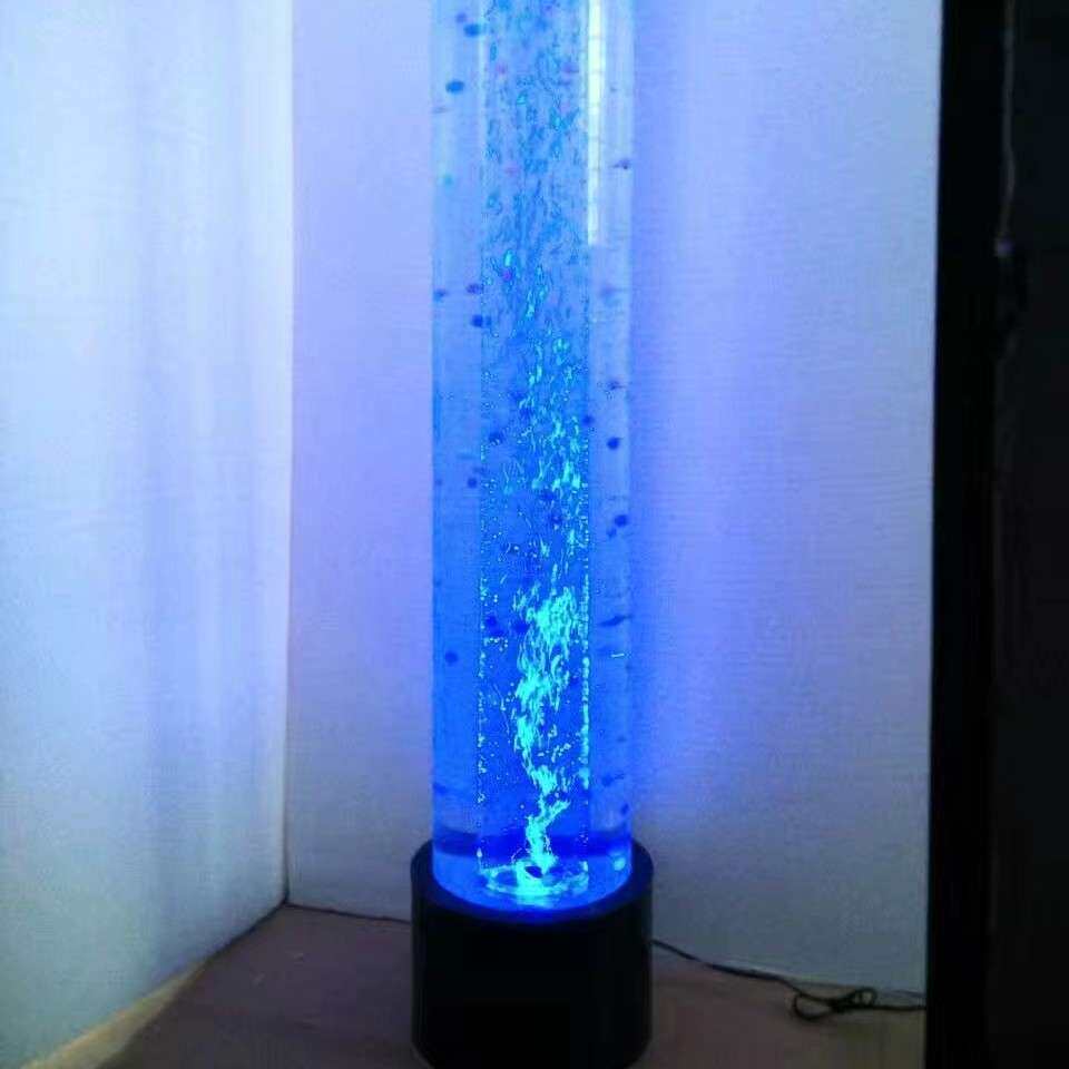 新款风水家装水舞气泡水柱灯 七彩绚丽装饰水泡泡落地灯