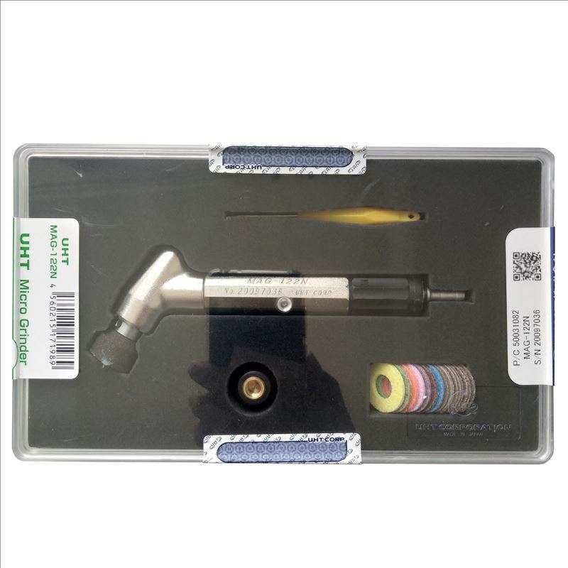 UHT精密工业级气动打磨抛光机120度高速弯头平面雕刻笔MAG-122N