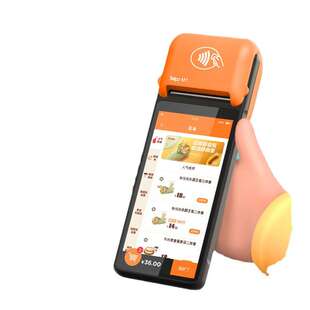 天波餐饮手持收银点餐一体机M1 支持快充小票打印 工厂直销