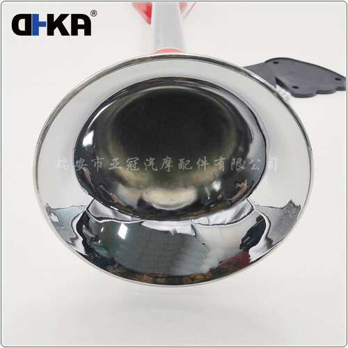 DHKA亚冠-AS037A现货 单管圆口卡车气喇叭12V/24V电控气喇叭640mm