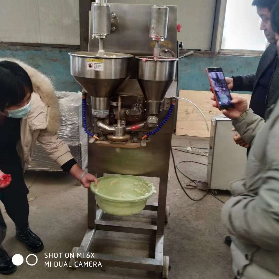小型餐厅使用肉丸机器 鹿肉丸子成型机 挤压肉丸机器 304材质