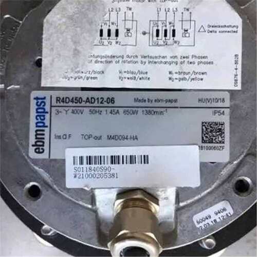 R4D450-AD12-06 R4D450-RH03-06 400V445W 原装德国进口风机