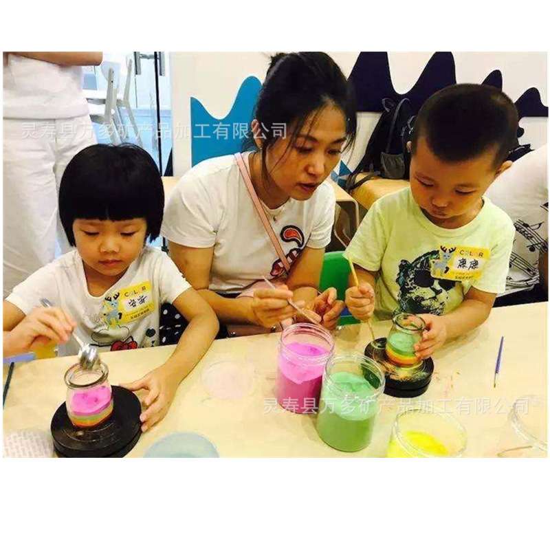 加工出售沙画瓶彩砂染色彩砂儿童瓶装彩色沙子鱼缸艺术装饰彩砂