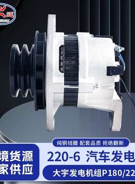 大宇发电机组P180/222充电机6.526101-7153A/300901-00009发电机