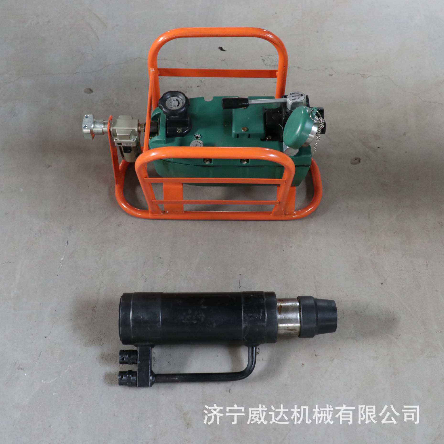 矿用MQ22-300/63气动锚索张拉机具21.8锚索退锚器锚索张拉千斤顶图片