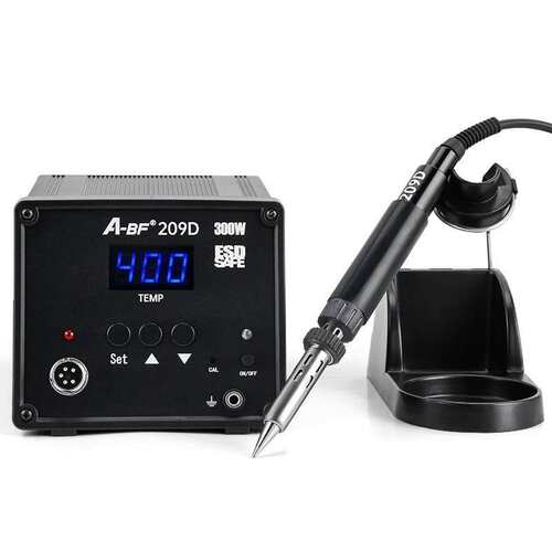 A-BF/不凡ABF-209D高频智能电焊台自动休眠可调恒温电烙铁300W