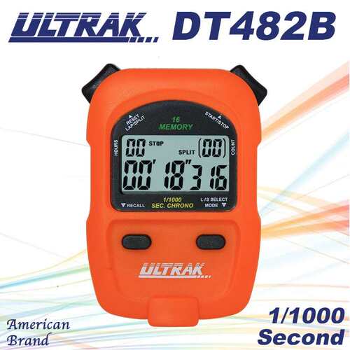 电子秒表DT482B定尔志ULTRAK奥赛克16道2排显示计时器千分一秒