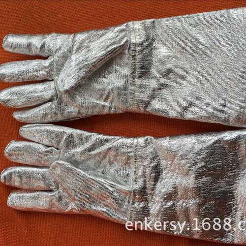 赢克尔/ENKERR MS750059铝箔手套  铝箔芳纶隔热1000℃手套
