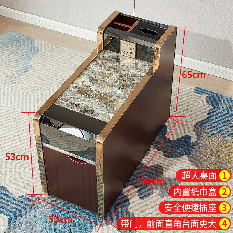 足疗茶几美甲沐足洗脚桑拿店充电足疗茶几桌足浴沙发茶几工垒德株