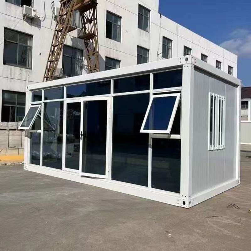集装箱移动办公室可拆卸活动板房钢化玻璃集成房屋彩钢板组合房屋