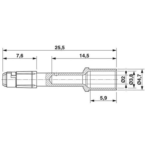 菲尼克斯压接插针?SF-7NS2000-1605631