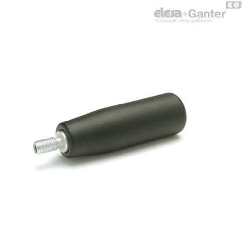Elesa Ganter伊莉莎冈特 GN 598 柱状旋转手柄 喷塑涂层钢制 镀锌