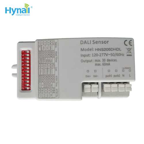 220-240V AC  分离式 带环境光互动功能调光型 DALI微波感应器