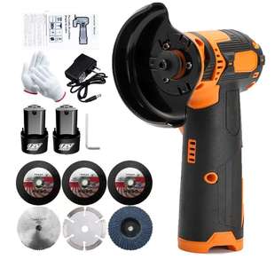 手持迷你锂电角磨机无线切割机打磨机锯片无刷电机锂电便携