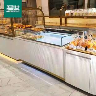 猛世敞开式三明治柜冷藏展示柜西点甜点水果保鲜柜开放式蛋糕柜