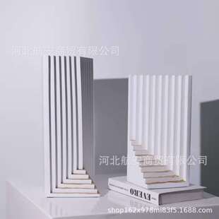 现代简约创意树脂建筑台阶楼房模型树脂工艺品桌面软装饰品摆件