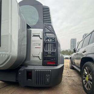 适用捷途旅行者尾灯罩机甲大灯罩山海T2前后尾灯框外观改装饰配件