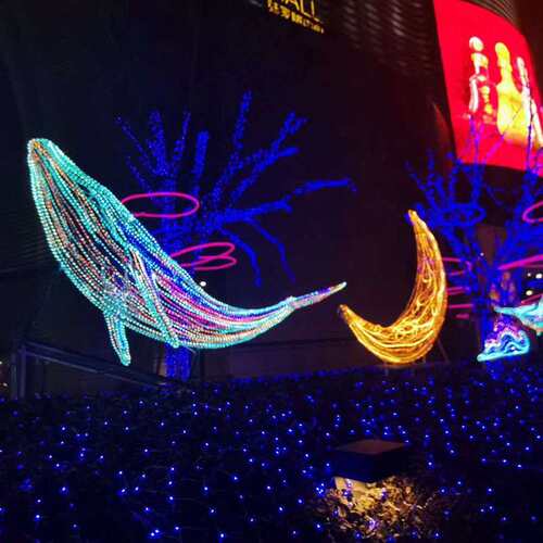 梦幻灯光节艺术造型场景灯光美陈彩灯户外霓虹装饰街道亮化摆件