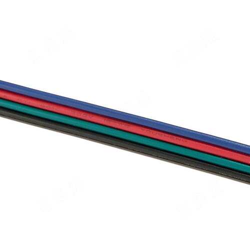 RGB连接线18AWG 4pin并线灯具铜芯电线灯带延长线1007彩排线