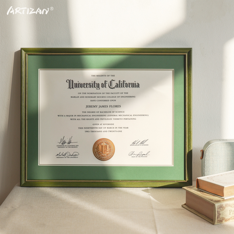 毕业框eA4任意尺寸定制相框挂墙营业执照框A3装裱画框荣誉展示