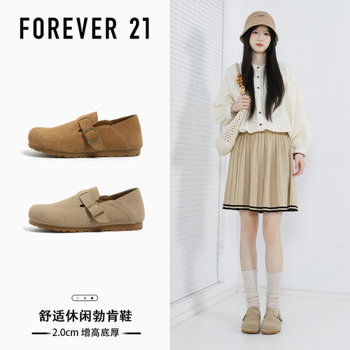 F21复古勃肯鞋女全包2026新款