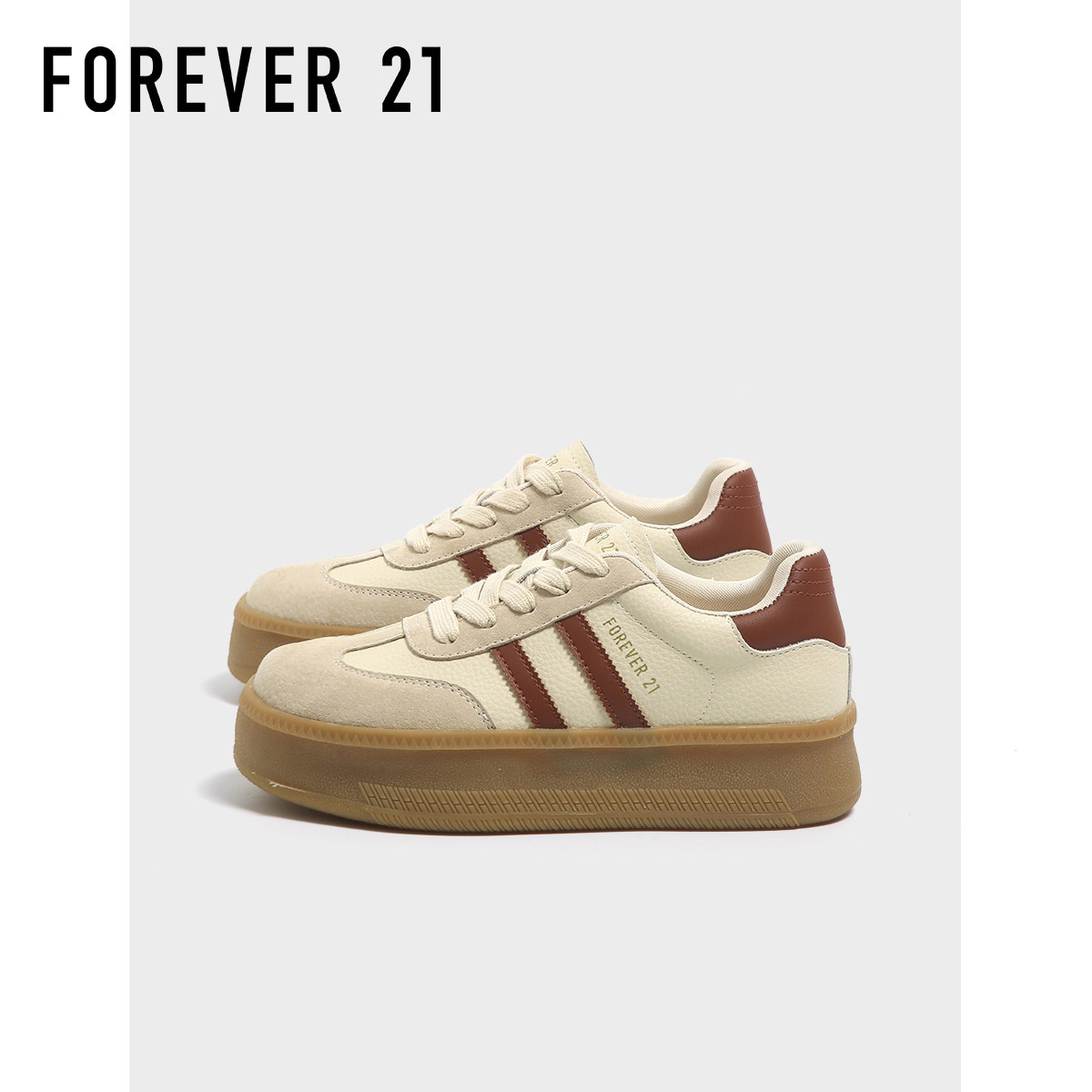 F21厚底真皮红色德训鞋女2026新款春季复古百搭潮巨好看阿甘板鞋,女鞋,德训鞋,淘宝优惠券,粉丝福利购,淘宝优惠卷