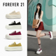 厚底增高板鞋 女低帮帆布鞋 休闲运动鞋 Forever21雪糕鞋 百搭饼干鞋