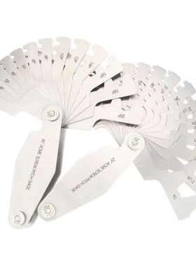 不锈铁29°英制美制30°公制米制ACME梯形螺纹样板T型螺距规牙规