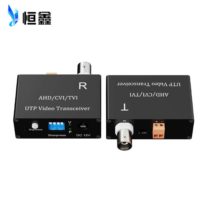 AHDCVITVI同轴高清有源双绞线传输器BNC转网线延长器 VideoBalun