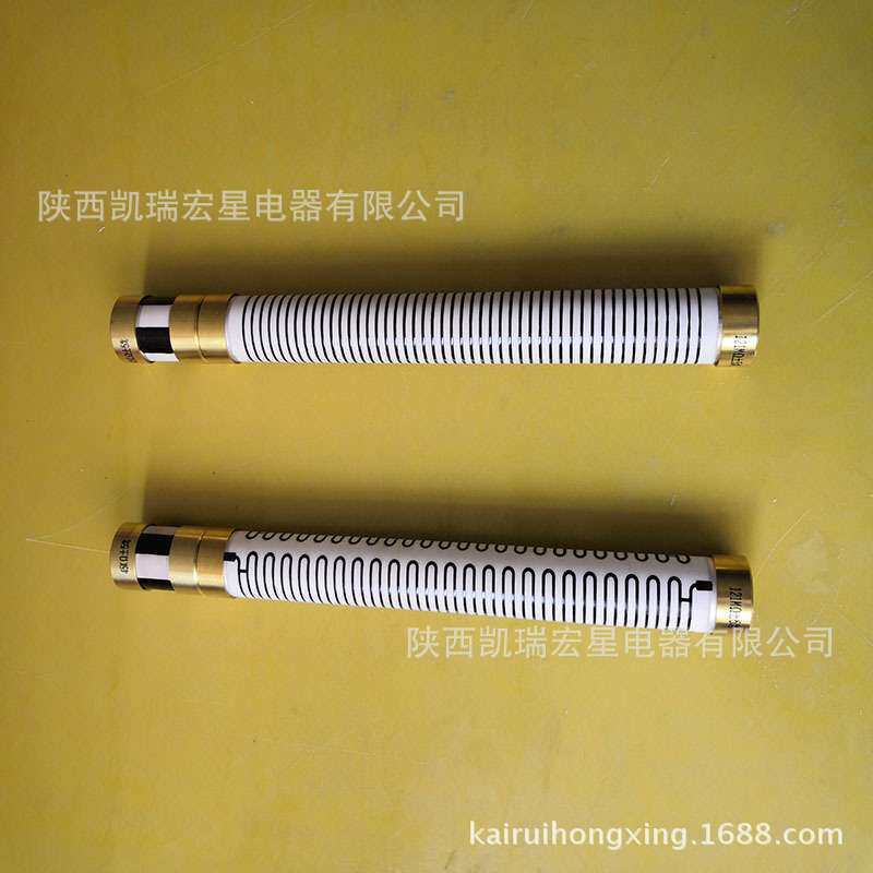玻璃釉管分压器状Φ27×310阻值稳定耐压高
