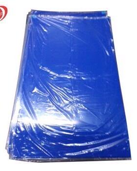 谋福防静电胶粘尘垫 无尘室专用 蓝色 0.035mm 除尘地垫45*90cm