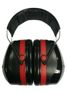 3M 头带耳罩SNR35头带式隔音耳罩降噪劳保H540A-411-SV Optime 3